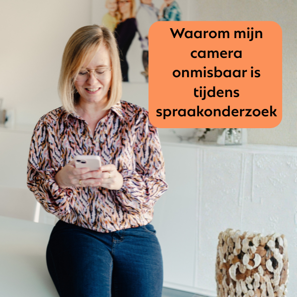 Waarom mijn camera absoluut onmisbaar is tijdens spraakonderzoek